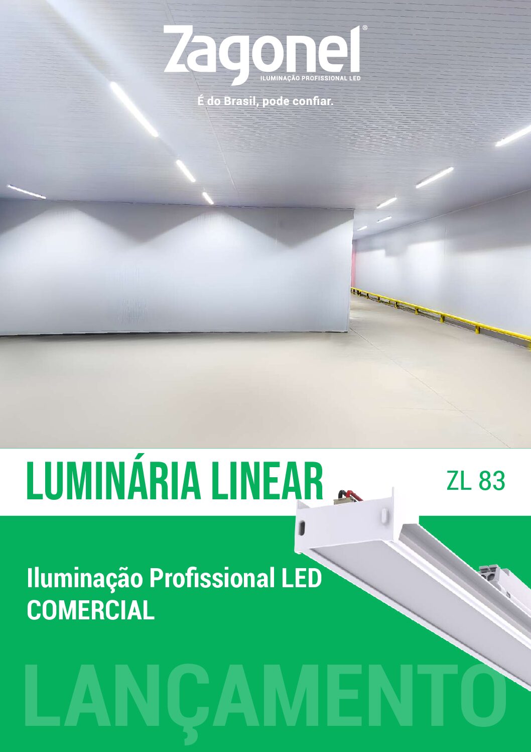 LUMINÁRIA LINEAR PERFIL
